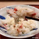 御料理 寺沢 - 越前ガニの炊込みごはん
