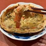御料理 寺沢 - カニミソと味わう越前ガニの脚肉