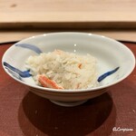 御料理 寺沢 - 越前ガニの炊込みごはん