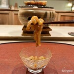 御料理 寺沢 - 鮮度抜群の鯣烏賊の肝醤油和え