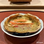 御料理 寺沢 - 越前ガニの甲羅焼