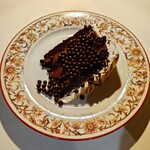 abc kitchen - chocolate layer cake, malted milk ganache marshmallow frosting