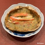 御料理 寺沢 - 越前ガニの甲羅焼