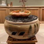 御料理 寺沢 - 越前ガニの甲羅焼