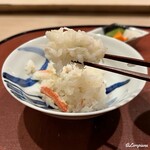 御料理 寺沢 - 越前ガニの炊込みごはん