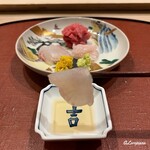 御料理 寺沢 - 寒鮃を煎り酒で