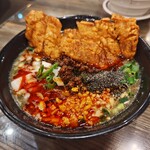 四川担々麺 ななつぼし - パイコー四川担々麺〜黒〜@1350円