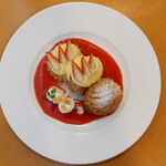 マダム ボンボニエール - ミルフィーユセット（1480円） ・アイスティー