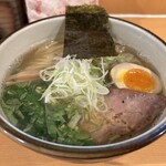 富士松 - 煮干し塩らーめん ¥1,150（価格は訪問時）