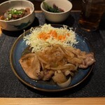 小料理 華 - 生姜焼き 800円