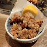 月島もんじゃ もへじ - げそ唐揚げ