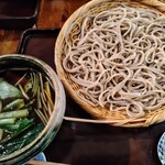 そば屋 案山棒 - 鴨せいろ