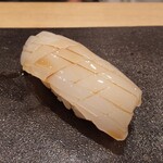 鮨 実紀 - あおりいか 一晩寝かせ