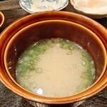 鮨 実紀 - しじみの味噌汁