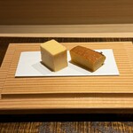 京橋 鮨 好日 - 玉子焼き二種