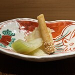 京橋 鮨 好日 - お漬物