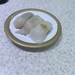 すし清次郎 イオンモール新利府店 - いか3貫盛り