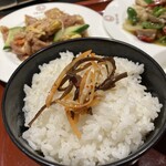 中国大明火鍋城 - 香の物＆ご飯