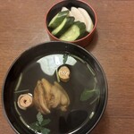 うなぎ お㚙川 - 肝吸い