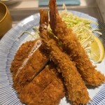 福与志 - チキンカツ&海老フライ2本