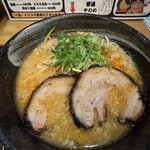 ラーメン工房　はっぴ - 「背脂とんこつラーメン」（1,150円）