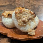おつまみや はじめちゃん - 肉味噌のやきおにぎり