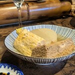 おつまみや はじめちゃん - おでん(大根･あつあげ･たまご)