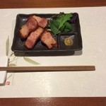 牡蠣三味 - 炙りベーコン