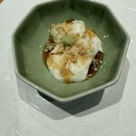 鮨 つむぎ - ジーマミ豆腐の話になりサービスしていただきました