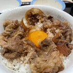 松屋 - 料理写真:牛皿生玉子丼