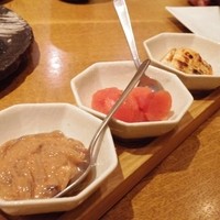 ダイナミックキッチン＆バー 響  新宿サザンタワー店 - 盛り合わせ（塩辛、明太子、ハラス）　