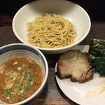 麺屋あらき 竈の番人 - 極太 ロース つけ麺