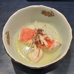 鮨 ひのもと - 金目鯛の酒蒸し