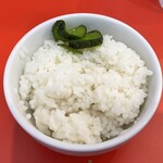 ラーメン ねぎとん - 半ライス。キューちゃんライスではないw「福徳」参照