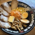 麺場 もっけい - 全部のせ　別皿で来ました♪