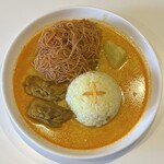 スリランカレストラン キヨミ - 料理写真:ライス&ヌードルカレー   1100円(税込)