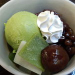 京源 - クリームあんみつ　アップ