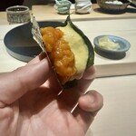 くるますし - 渡り蟹内子味噌乗せ