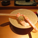 鮨龍尚 - ずわい蟹　茹　鳥取