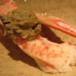 鮨龍尚 - ずわい蟹　茹　鳥取