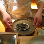 鮨龍尚 - 鮑 酒蒸し煮　三陸 