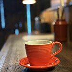 THE GRABBER hamburger pub - 【裏メニュー】2/10限定 『ブールノワゼットオレンジ&スノウチーズバーガー¥2,750』 『HOT COFFEE¥165』