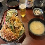 よしだや - ミックス天丼