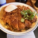かつや - 料理写真:出汁醤油ロースカツ on the 親子丼 竹 1,089円
