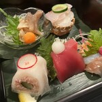 望楼NOGUCHI函館 - 刺身盛り合わせ②