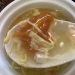 中国大明火鍋城 - もしかしたら日替わりの…トマトと豆腐の玉子スープかも•́ω•̀)?？