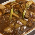 中国大明火鍋城 イオンモール香椎浜店 - 紅焼牛肉〜牛肉、冬瓜、ネギ、唐辛子〜