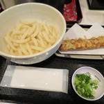 極浄うどん うだま - 2015.1釜玉小、ちく天トッピング