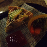 Christon Cafe 東京 - アボカドとポテトとシュリンプのキッシュ