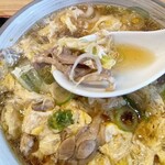 そば処 星の - かしわ肉もたくさん